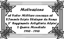 Motivazione della Medaglia d'Oro